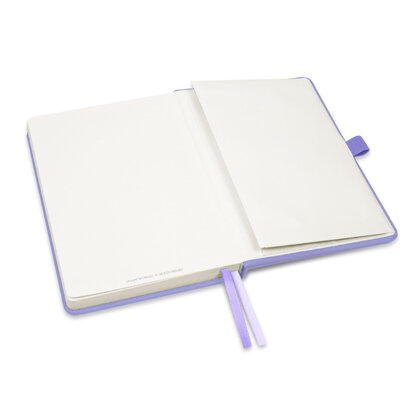 Moretti A5 Luxury Notebook & Pen Set in Pastel Purple