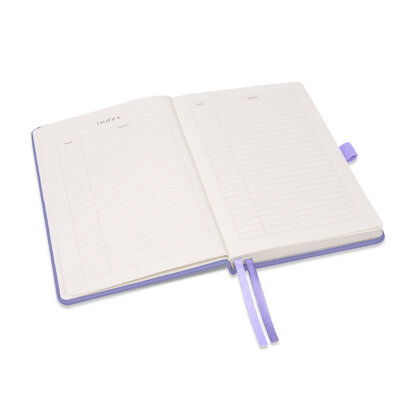 Moretti A5 Luxury Notebook & Pen Set in Pastel Purple
