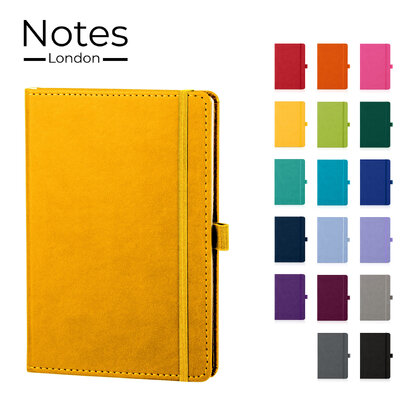 Moretti A5 Luxury Notebook in Yellow