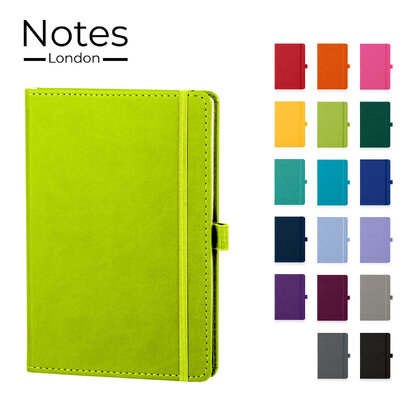 Moretti A5 Luxury Notebook in Lime