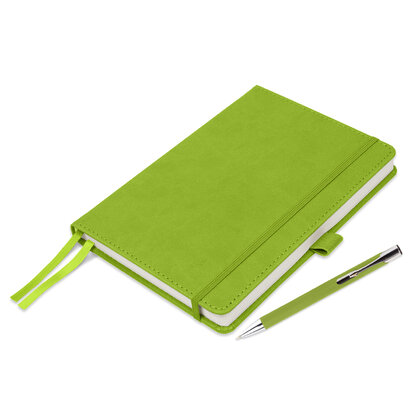 Moretti A5 Luxury Notebook in Lime
