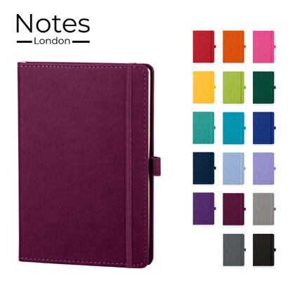 Moretti A5 Luxury Notebook in Burgundy