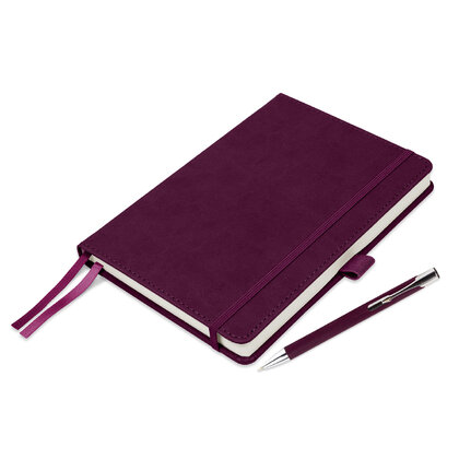 Moretti A5 Luxury Notebook in Burgundy