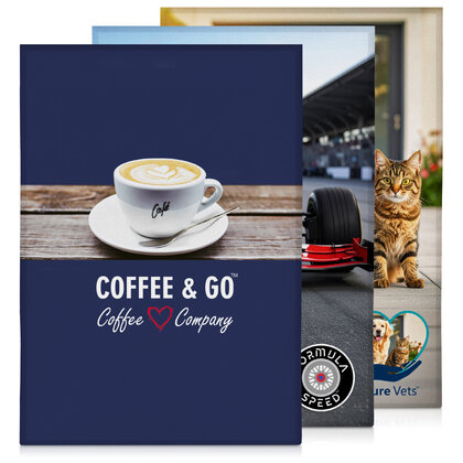 Brand Printed Cotton Tea Towel (Full Colour Print)