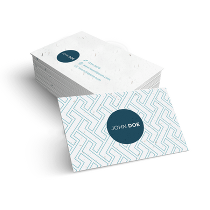 Seeded Paper Business Cards