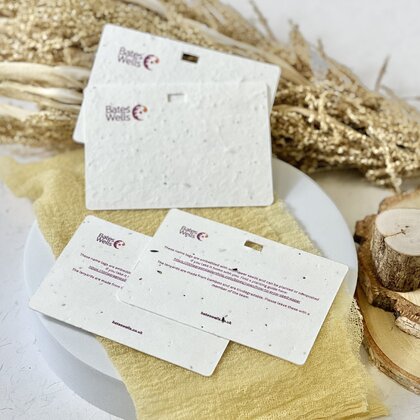 Plantable Seed Paper ID Name Tags