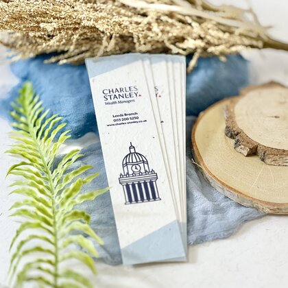 Seed Paper Bookmarks
