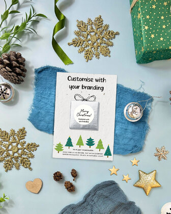 Chocolate on Seeded Card