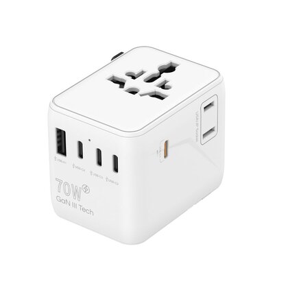 GAN 70W universal travel adapter
