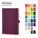 Notes London - Wilson A5 Certified Sustainably Sourced  Notebook in Burgundy