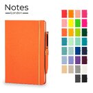 Notes London - Wilson A5 Neon Certified Sustainably Sourced  Notebook & Pen Set in Neon Orange