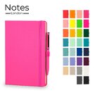 Notes London - Wilson A5 Neon Certified Sustainably Sourced  Notebook & Pen Set in Neon Pink