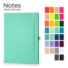 Notes London - Wilson A4 Certified Sustainably Sourced  Notebook in Pastel Aqua Marine