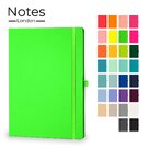 Notes London - Wilson A4 Neon Certified Sustainably Sourced  Notebook in Neon Green