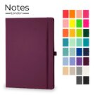 Notes London - Wilson A4 Certified Sustainably Sourced  Notebook in Burgundy