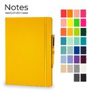 Notes London - Wilson A4 Certified Sustainably Sourced  Notebook & Pen Set in Yellow
