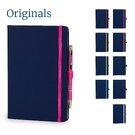 Toretto A5 Lined Soft Touch PU Notebook & Pen Set in Pink