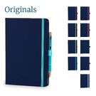 Toretto A5 Lined Soft Touch PU Notebook & Pen Set in Teal