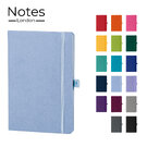 Holms A5 High Impact Thermal PU Cover Notebook in Pastel Blue