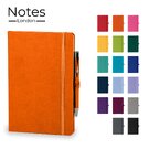 Holms A5 High Impact Thermal PU Cover Notebook & Pen Set in Orange