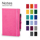 Holms A5 High Impact Thermal PU Cover Notebook & Pen Set in Pink