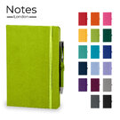 Holms A5 High Impact Thermal PU Cover Notebook & Pen Set in Lime