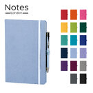 Holms A5 High Impact Thermal PU Cover Notebook & Pen Set in Pastel Blue