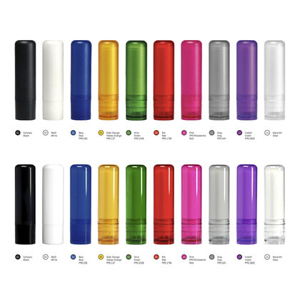 Lip Balm Stick White Polished Container & Cap, 4.6g
