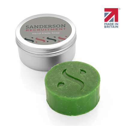 Debossed Hand Made Soap in a Tin (65g)