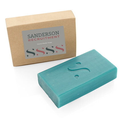 Debossed Hand Made Soap in a Box (120g)