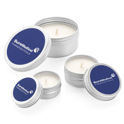 Mini Natural Wax Candle in a Tin (35g)