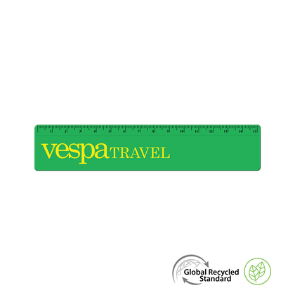 Ruler 15cm GRS Recycled - Green