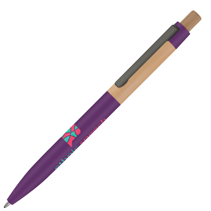 Arena GRS Recycled Aluminium Ballpen - Purple