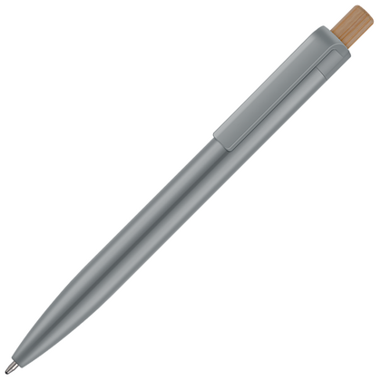 Eco Click GRS Recycled Ballpen - Light Grey
