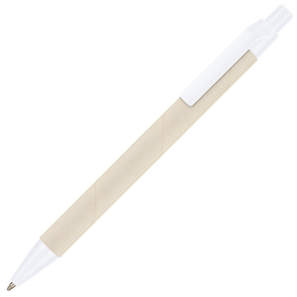 Recycled Milk Carton Ballpen - White