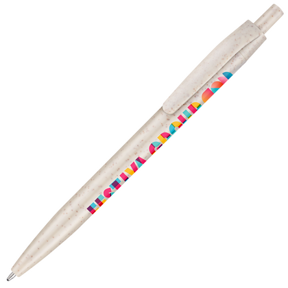 Wheatstraw Click Ballpen - Natural