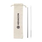 Reusable 1 piece Straw Set stainless-steel straw