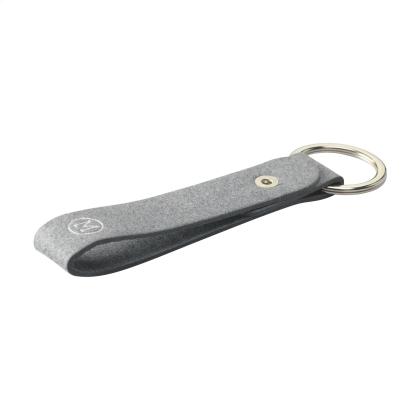 Recycled Denim Textile Keyring