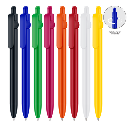 Click Spin Fidget GRS Recycled Ballpen