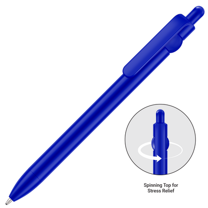 Click Spin Fidget GRS Ballpen - Blue