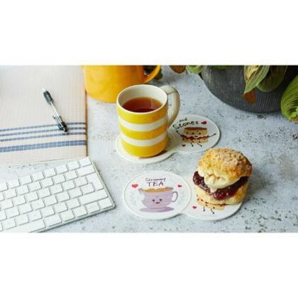 Recycled Double 'Cookie' Coaster
