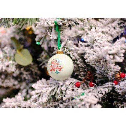 Recycled Christmas dECOration Plus Bauble