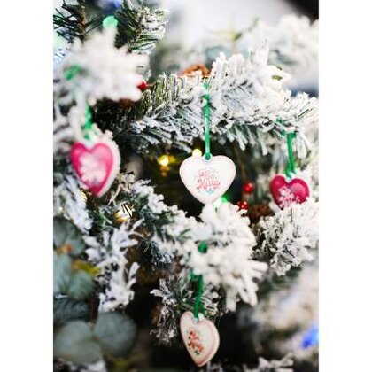 Recycled Christmas dECOration Heart