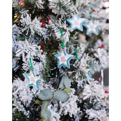 Recycled Christmas dECOration Star