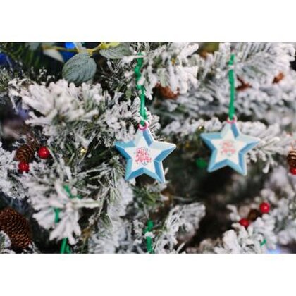 Recycled Christmas dECOration Star