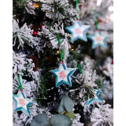 Recycled Christmas dECOration Star