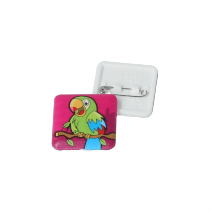 Recycled DBASE Badge 25mm Square
