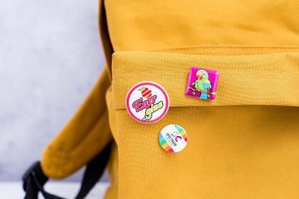 Recycled DBASE Badge 37mm Circular