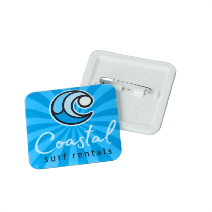 Recycled DBASE Badge 37mm Square