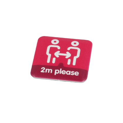 Recycled DBASE Badge 37mm Square